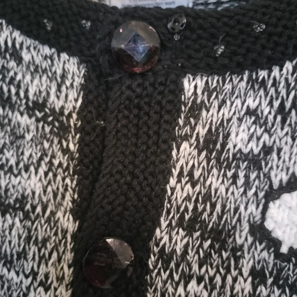 Handknits By Storybook Knits sweater Size M Women's Floral Cable Knit Cottgecore